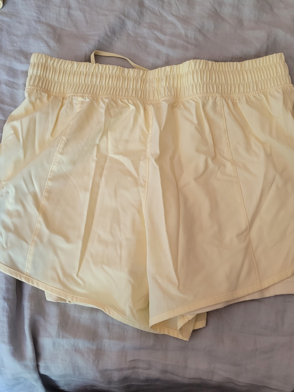 90 Degree Soft Yellow Ribbed Bralette & Shorts Set - Picture 5 of 6
